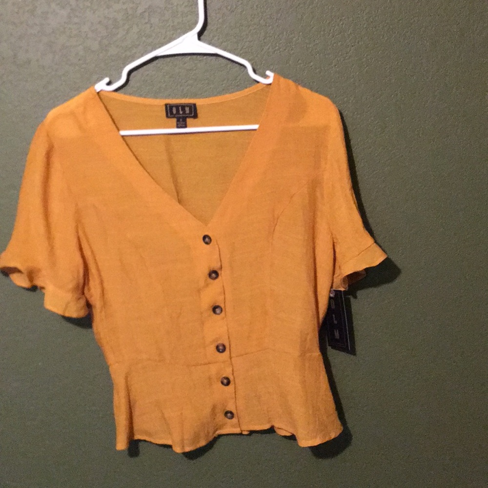 Yellow blouse